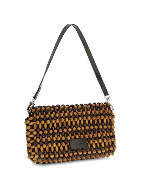 STAUD Timmy bead-embellished shoulder bag - Neutrals - zdjęcie produktu nr 2