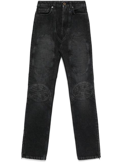Jean Paul Gaultier lace-up jeans - Black - zdjęcie produktu nr 1