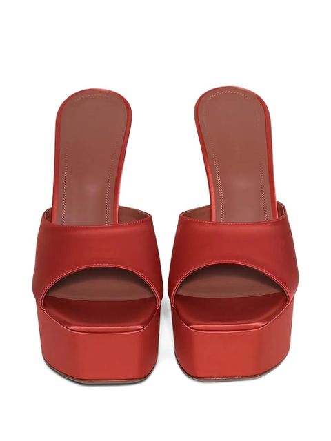 Amina Muaddi Dalida sandals - Red