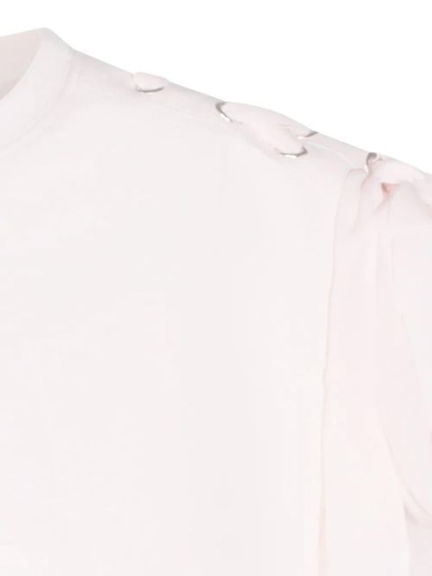 TWINSET bow-detail T-shirt - Pink