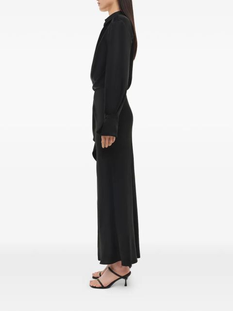 Simkhai Signature Talita long-sleeve midi dress - Black