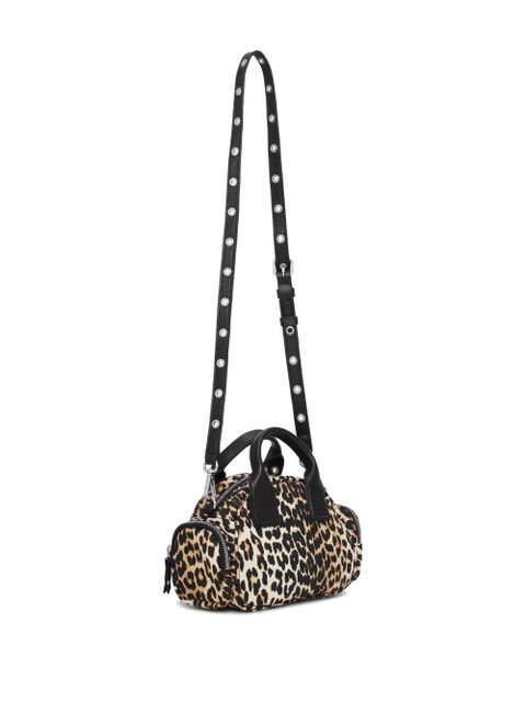 GANNI leopard-print tote bag - 943