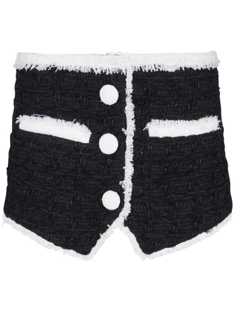 Balmain tweed mini skirt - Black - zdjęcie produktu nr 2