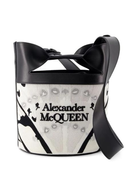 Alexander McQueen bow crossbody bag - White - zdjęcie produktu nr 1