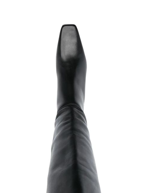 Reformation Remy 50mm knee-high boots - Black