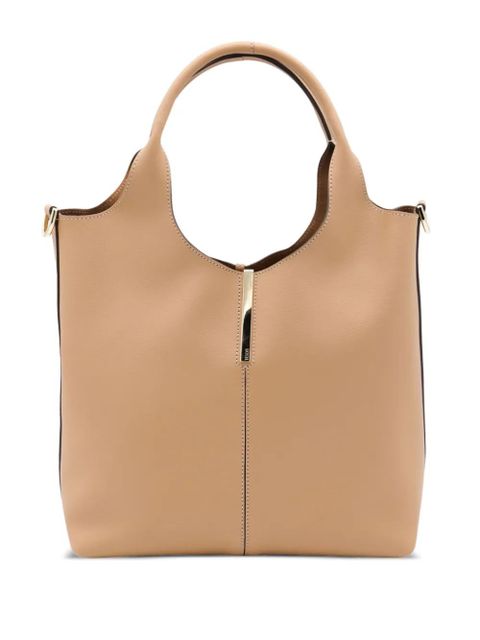 Tod's small top-handle gold-bar tote bag - Brown - zdjęcie produktu nr 1
