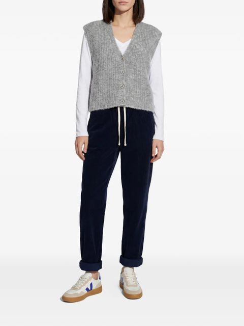 American Vintage Padow drawstring-corduroy trousers - Blue - zdjęcie produktu nr 2