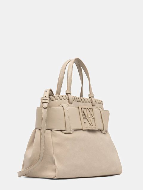 Armani Exchange torebka kolor beżowy XW000285 AF12574