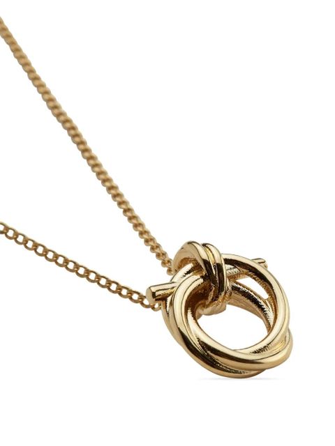 Ferragamo Gancini pendant necklace - Gold