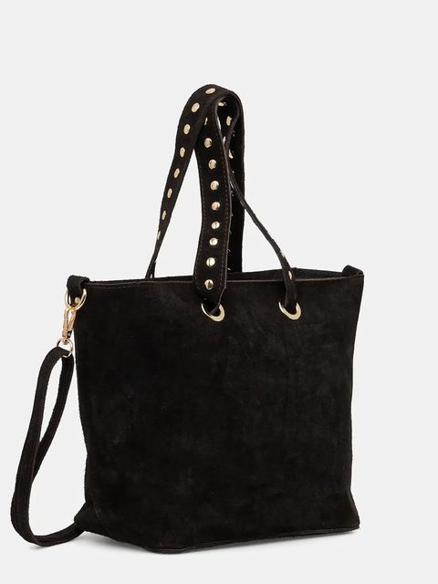 Answear.LAB torebka zamszowa kolor brązowy - zdjęcie produktu nr 2