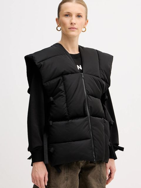 Kenzo bezrękawnik Sleeveless Puffer Jacket damski kolor czarny zimowy FE62OU1269CE.99 - zdjęcie produktu nr 1