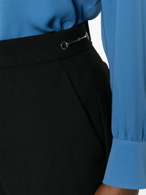 Gucci mid-rise tailored wool trousers - Black