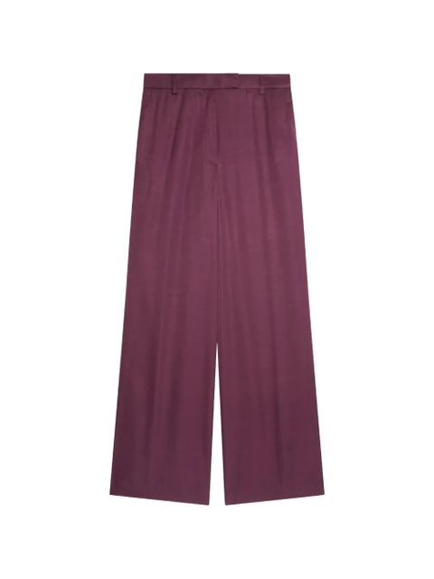 DRIES VAN NOTEN wide-leg trousers - Purple - zdjęcie produktu nr 1