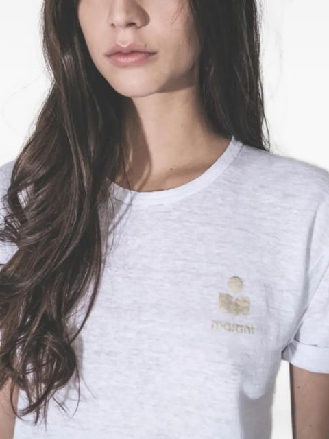 ISABEL MARANT logo-print T-shirt - White