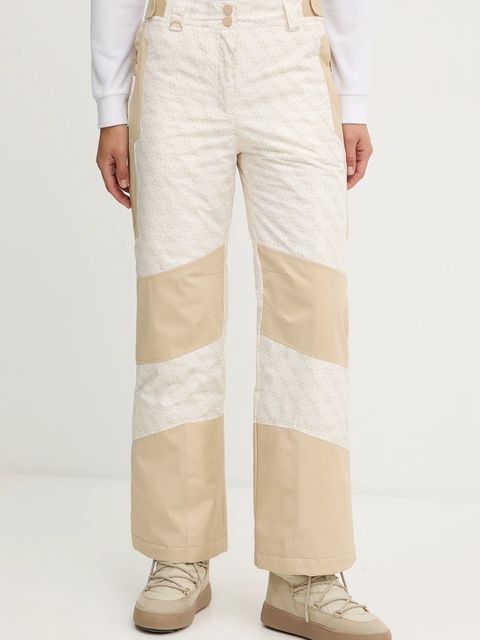 Guess spodnie narciarskie FLORA kolor beżowy W5BB70 W3272 - zdjęcie produktu nr 1