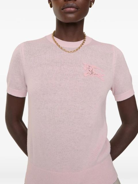 Burberry EKD wool cotton top - Pink