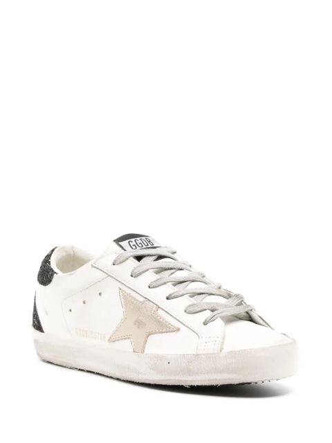 Golden Goose Super-Star glittered sneakers - White - zdjęcie produktu nr 2