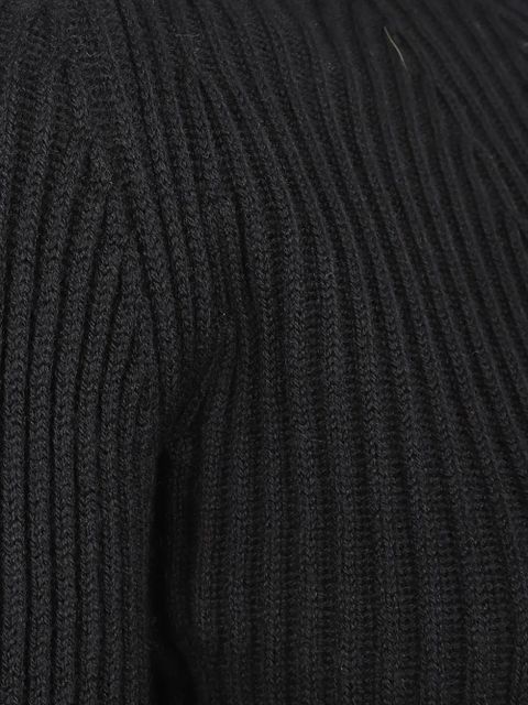 Max Mara flared sleeve roll-neck sweater - Black