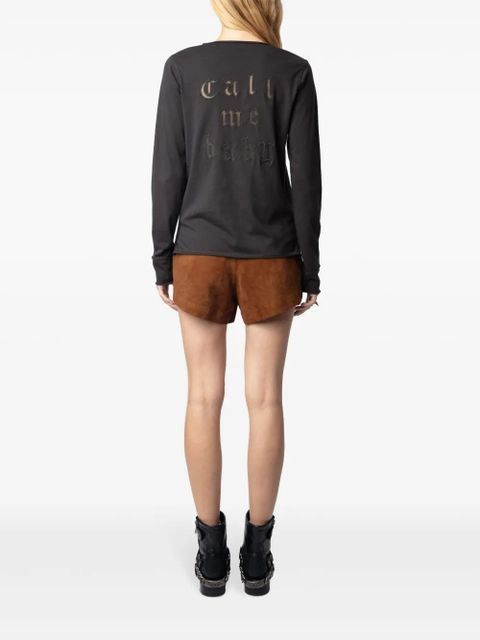 Zadig&Voltaire Fishnet T-shirt - Grey