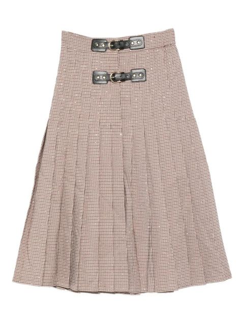 Maje pleated skirt - Brown - zdjęcie produktu nr 1