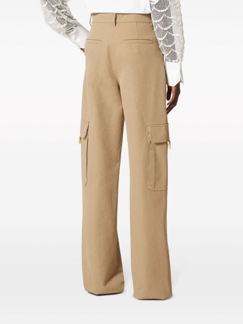Valentino Garavani canvas cargo trousers - Neutrals