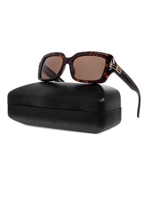 Balenciaga Eyewear Dinasty rectangle-frame sunglasses - Brown
