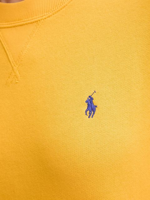 Polo Ralph Lauren bluza damska kolor żółty gładka 211971697