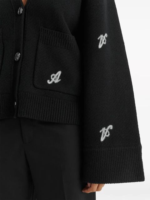 Axel Arigato Archive Signature A wool cardigan - Black
