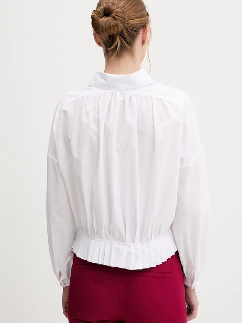 Answear.LAB koszula damska kolor biały regular z kołnierzykiem klasycznym - zdjęcie produktu nr 2