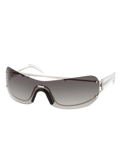 Off-White shield-frame sunglasses - Silver