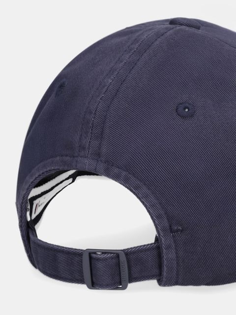 Tommy Hilfiger czapka z daszkiem bawełniana kolor granatowy AW0AW17987