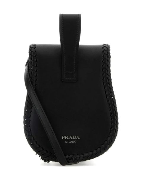 Prada leather cross body bag - Black