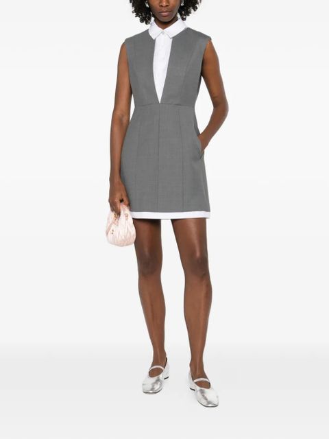 Maje panelled mini dress - Grey - zdjęcie produktu nr 2
