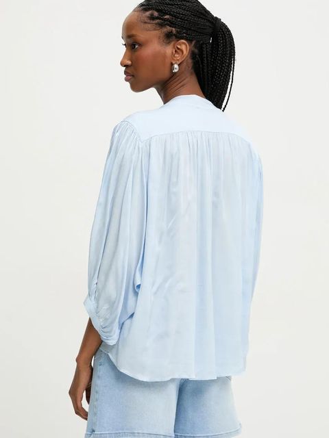 Answear.LAB koszula damska kolor niebieski relaxed