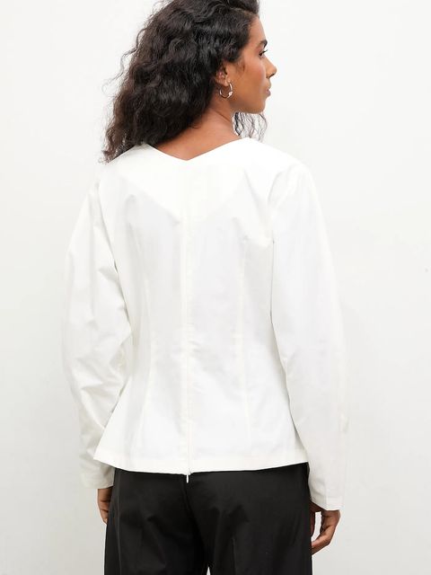 Answear.LAB koszula bawełniana damska kolor biały regular - zdjęcie produktu nr 2