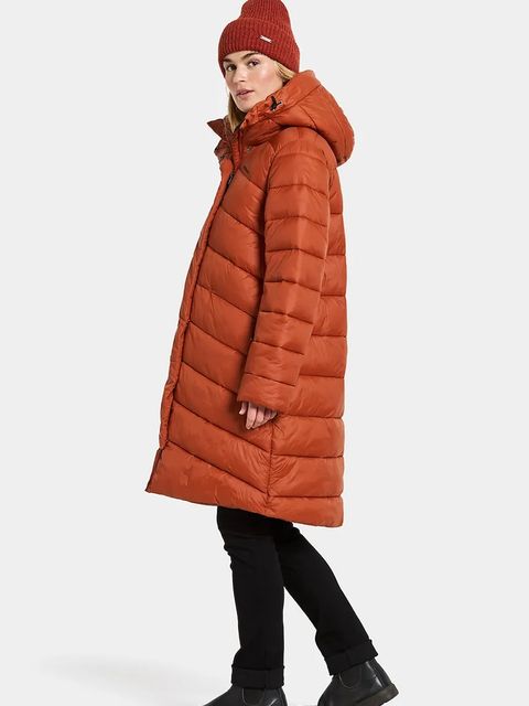 Didriksons kurtka MARION kolor pomarańczowy zimowa oversize 505921 - zdjęcie produktu nr 2