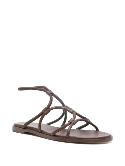 Gianvito Rossi tubolare-strap sandals - Brown - zdjęcie produktu nr 2