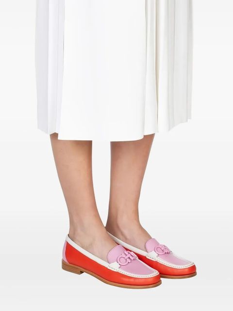 Ferragamo leather loafers - Pink