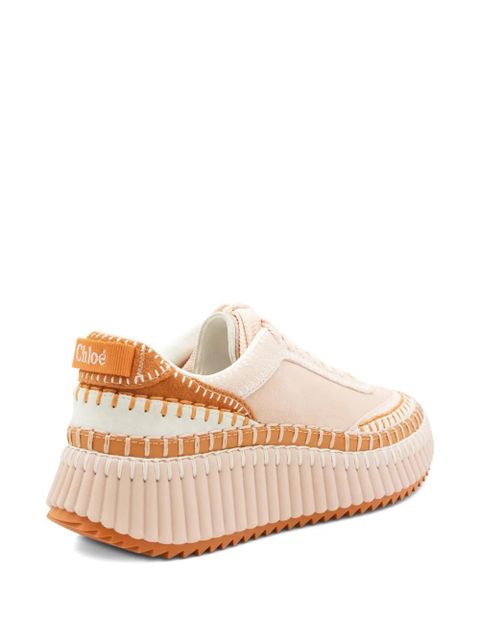 Chloé lace-up platform trainers - Pink - zdjęcie produktu nr 2