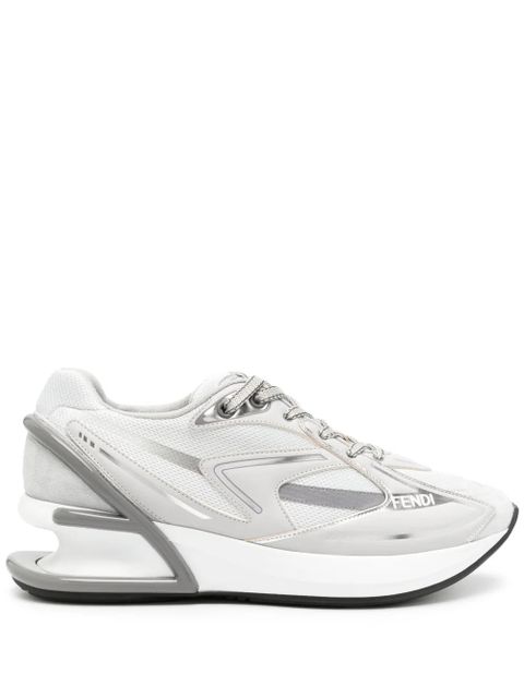 FENDI First 1 leather-paneling low-top sneakers - White - zdjęcie produktu nr 1
