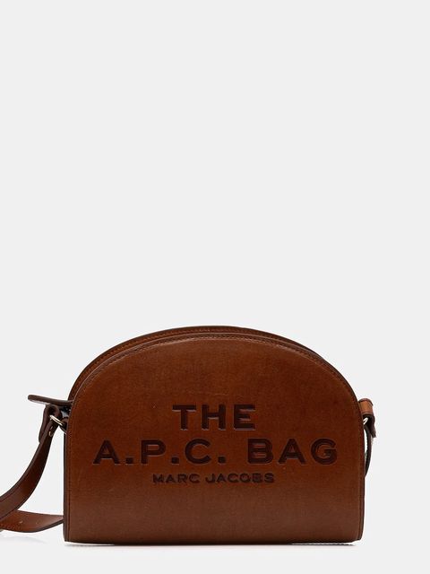 A.P.C. torebka skórzana A.P.C. x MARC JACOBS kolor brązowy PXBVV.F67062 - zdjęcie produktu nr 1