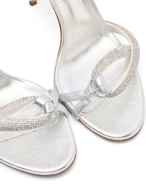 Casadei 100mm Taylor Julia sandals - Silver