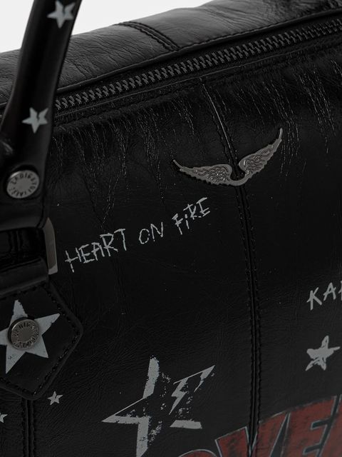 ZADIG&VOLTAIRE torebka skórzana kolor czarny LWBA04145