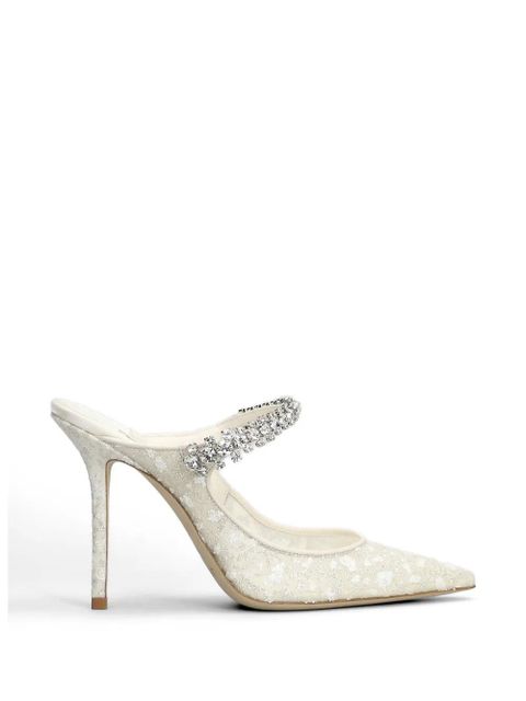 Jimmy Choo crystal-embellished heeled pumps - Neutrals - zdjęcie produktu nr 1