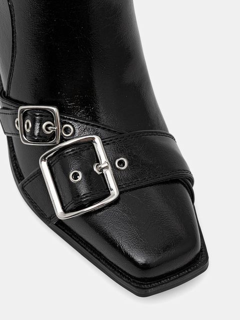 Steve Madden kozaki Z-Town damskie kolor czarny na słupku 11004810