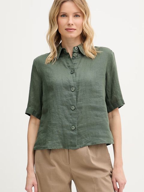 United Colors of Benetton koszula damska lniana - zdjęcie produktu nr 1