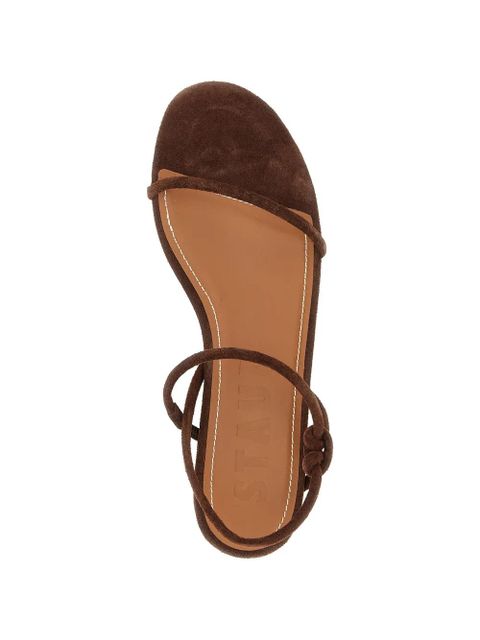 STAUD tubular straps sandals - Brown