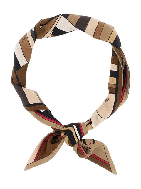 PUCCI printed logo-detailed scarf - Brown - zdjęcie produktu nr 1