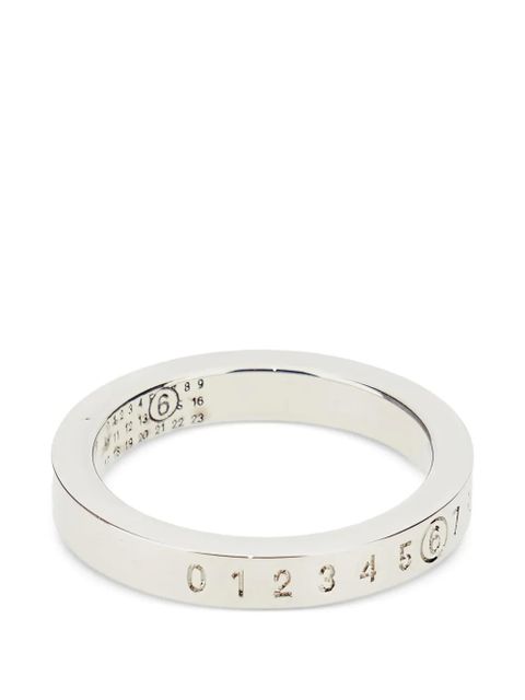 MM6 Maison Margiela Polished Ring - Silver - zdjęcie produktu nr 2