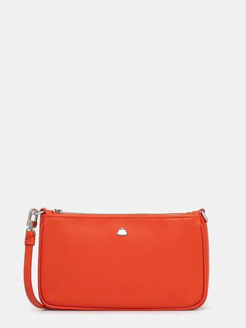 Weekend Max Mara torebka skórzana AENTRATA kolor pomarańczowy 2615711014600 - zdjęcie produktu nr 1